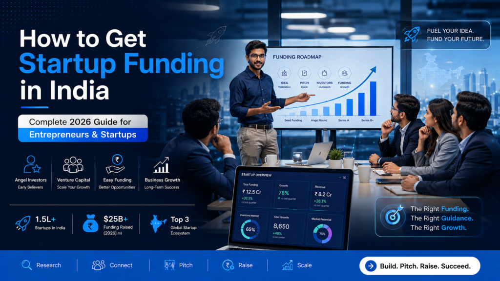 How to Get Startup Funding in India for Your Business (2026 Guide)