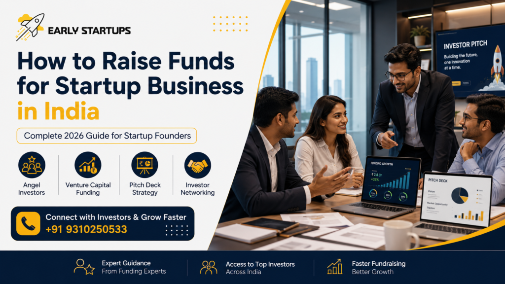 How to Raise Funds for Startup Business in India (2026 Guide)