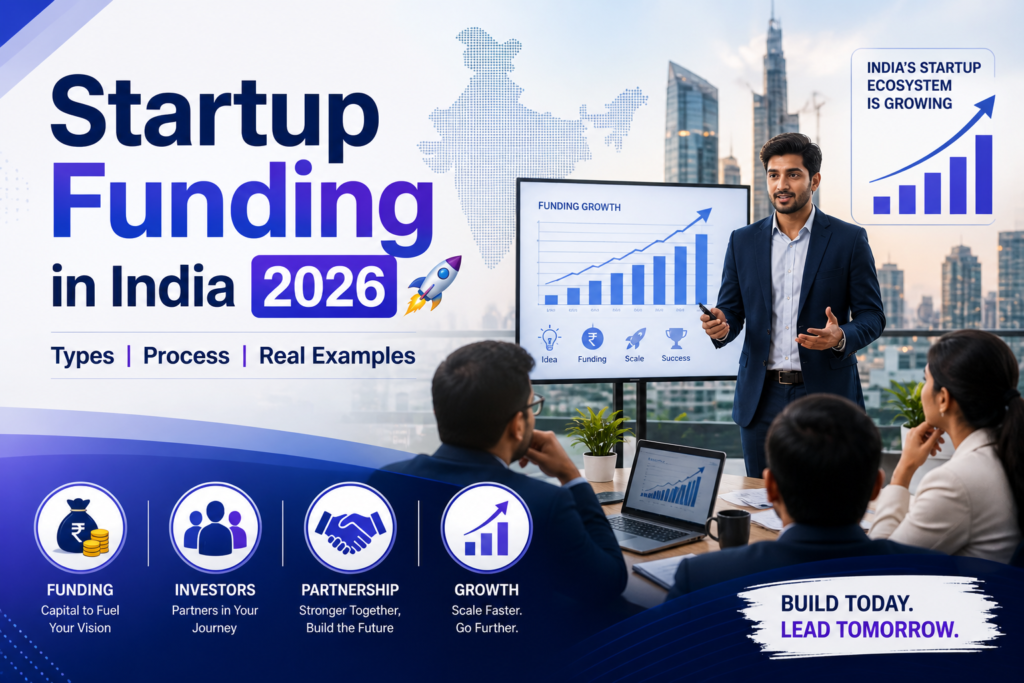 Startup Funding in India 2026 Types, Process, Requirements & Real Examples