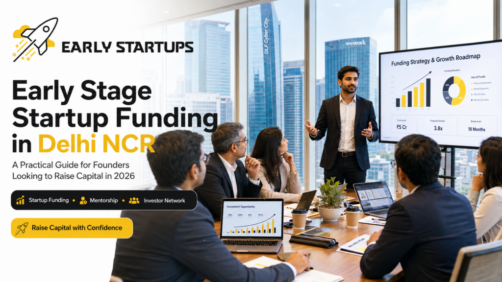 Early Stage Startup Funding in Delhi NCR: A Practical Guide for Founders Looking to Raise Capital in 2026