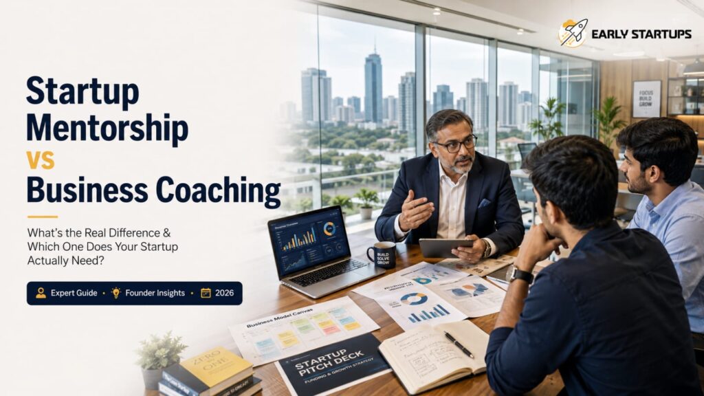Startup Mentorship vs Business Coaching What's the Real Difference (And Which One Your Startup Actually Needs)
